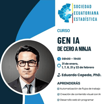 IA Generativa Práctica — Sociedad Ecuatoriana de Estadística